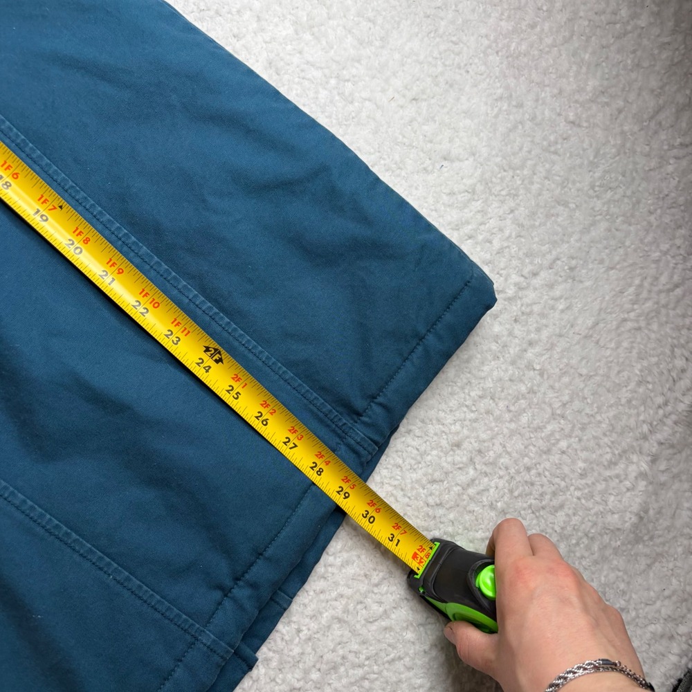 L.L. Bean Adirondack Barn Jacket Teal Blue Corduroy Collar Field quilt 267097 S - Picture 6 of 6